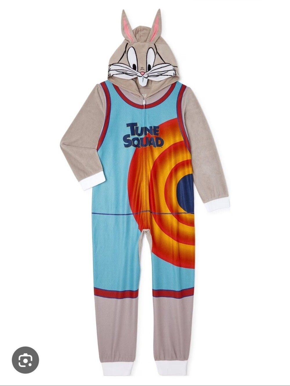 Space Jam Bugs Bunny Tune Squad Onesie Pajama - Multicolor Size 6/7 Kids